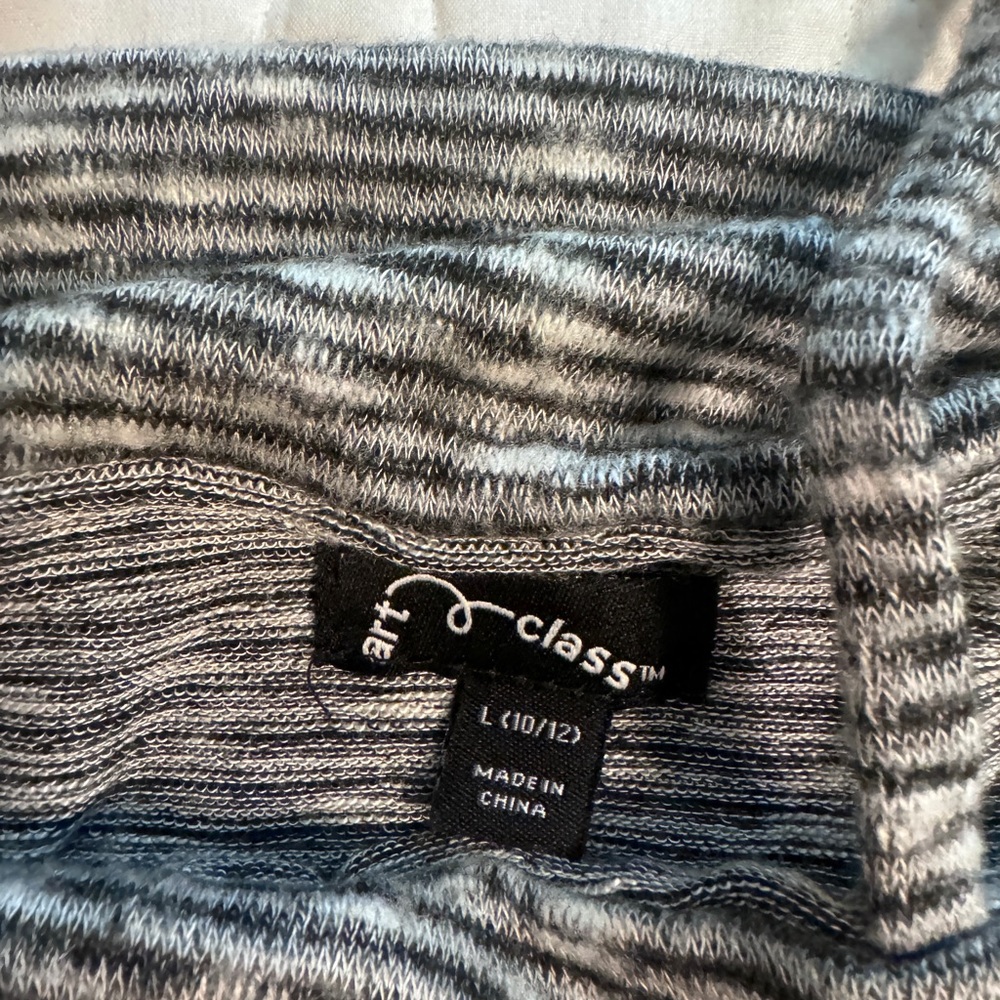 grey off the shoulders girls soft long sleeve top